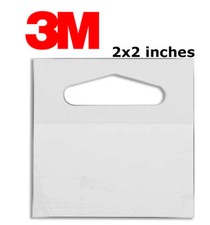 Genuine 3M Scotch Hang Tabs Clear 2x2 in - 500 count, 1075