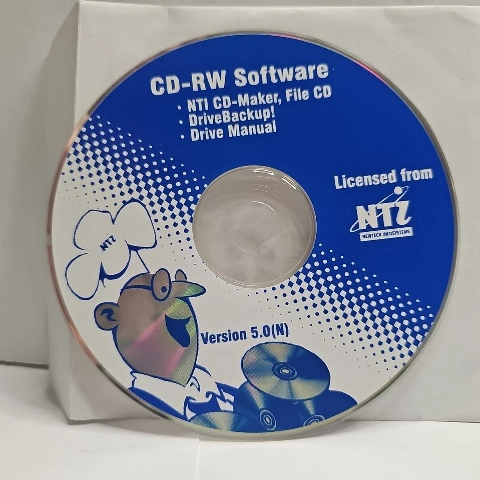 CD-RW Software For NTI CD-Maker File CD Drive Manual Backup Version 5.0 Newtech - Image 3 of 4