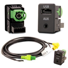 USB Aux Installazione Blocco Interruttore Adattatore per VW Rcd Rns 300 310 315