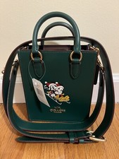 Disney X Coach North South Mini Tote With Sled Motif CN021 Brand New