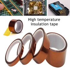 Heat Resistant High Temperature Polyimide Film Kapton Tape Hot Self Adhesive  