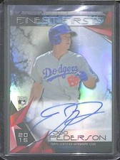 2015 Topps Finest Firsts Rookie Autograph #FFA-JP Joc Pederson 