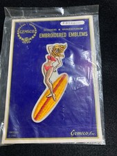 Vintage Gemsco Surf Surfing Patch On Original...