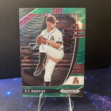 RJ Dabovich 2020 Panini Prizm Draft Picks Rookie Green Hyper Baseball #114 ASU