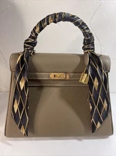 Handmade Silk Headband Scarf - Necktie - Hair Tie - Scarf Bag - aprox 40” x 1.5”