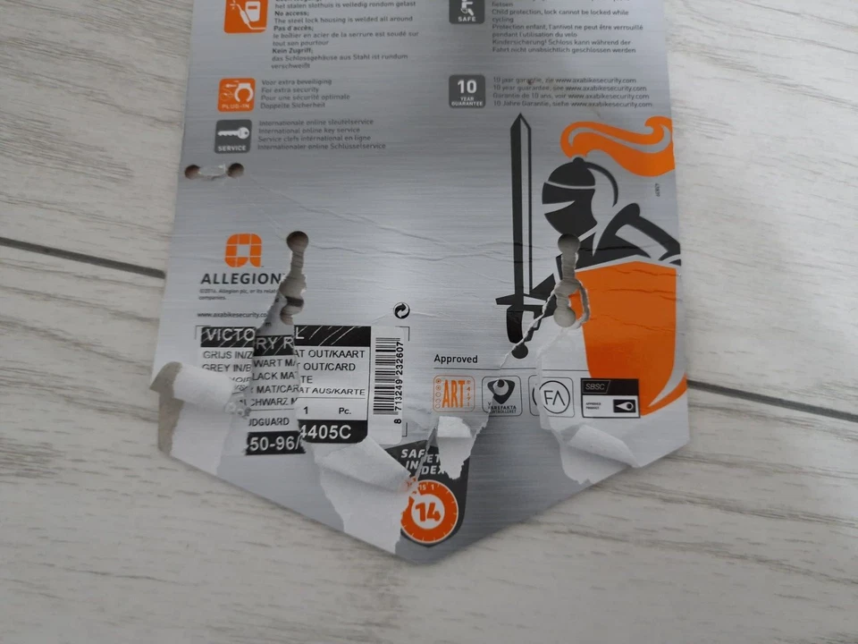 AXA Victory Bicycle Frame Lock Cycling Lock Safety Index 14 NEW - Image 4 of 4