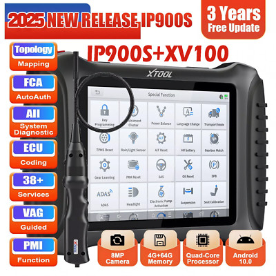 XTOOL IP900S XV100*1 Profi KFZ OBD2 Diagnosegerät All System ECU Coding IMMO FCA