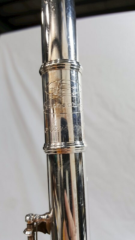 Buescher Aristocrat Flute, USA with Buescher Case, Very Good