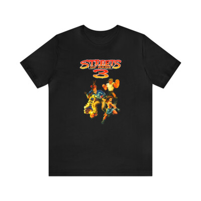 Streets of Rage Sega Genesis Pixel Art Retro Style Unisex Short Sleeve  T-Shirt