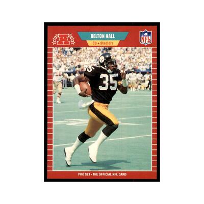 Delton Hall 1989 Pro Set #346 Football Cards Football Card NM