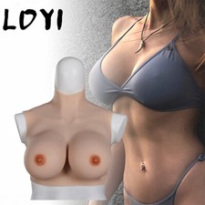 Silicone Realistic Breast Forms Fake Boobs For Crossdresser Drag Queen C-G Cup