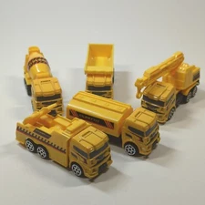 Lot of 5 Wow Toyz Little Town Backpack Playset Construction Vehicles Loose 