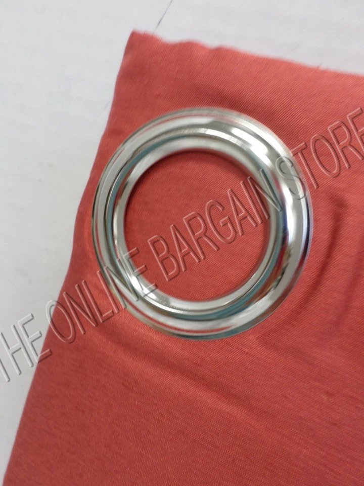 Pottery Barn West Elm Silk Dupioni Grommet Drapes Panels Curtains Rosehip 48x84 - Image 4 of 4