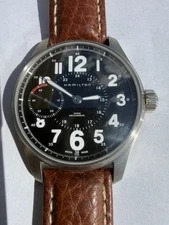 Hamilton Khaki Mechanical 44mm H696190  MVT ETA6497  | No Box/Papers | Year 2007
