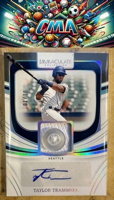 2022 Panini Immaculate Collection #IMS-TT Taylor Trammell  Buttons #/10