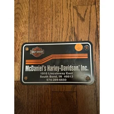 Harley-Davidson Vintage Style License Plate Sign Decor