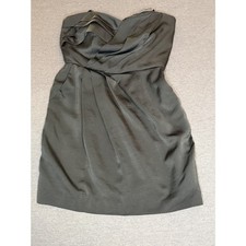 BCBGeneration Black Strapless Ruched Cocktail Dress Size 4