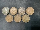 United States 1908 Indian Head Cent F/VF **Dealer Lot** 7 Coin Lot.  11528