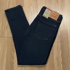 New With Tags Levi  s 510 Men  s 32x32 33x30 Skinny Jeans Dark Blue Denim