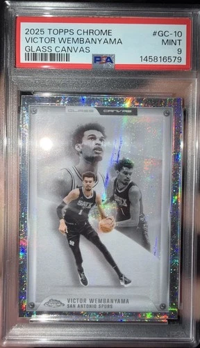2025 Topps Chrome Victor Wembanyama Base (PSA 9)