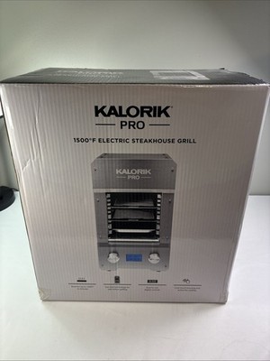 Kalorik Pro Indoor 1500 Degree Electric Steakhouse Grill Infrared - New