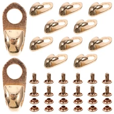 20 Pcs Alloy Boot Buckle Shoe Lace Hooks Metal Buckles for Mountaineering