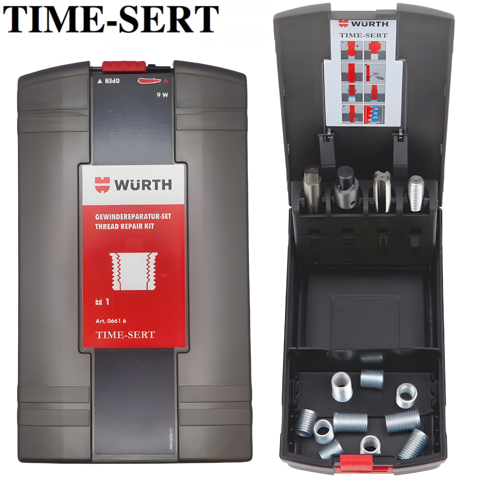 Würth TIME-SERT® M12 x 1.75 Thread Repair Kit 14pc + 10 Inserts | Includes VAT