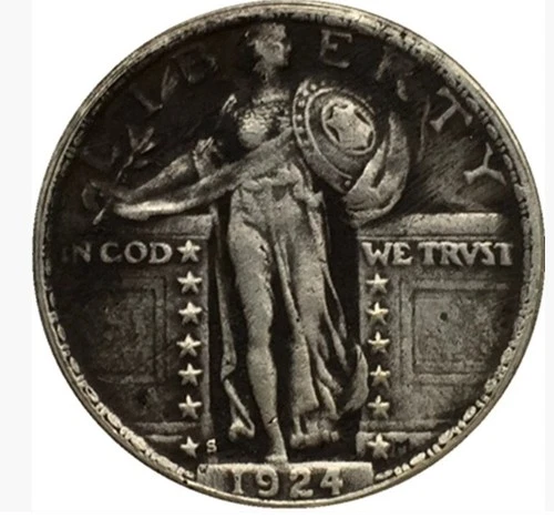 Exceptionally rare--1924-S Standing Liberty Quarter Avidly Pursued Choice