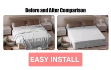 Bed Sheet Holders INVISIBLE Bed Sheet Fasteners Keep Sheets Tight for All 4 PK