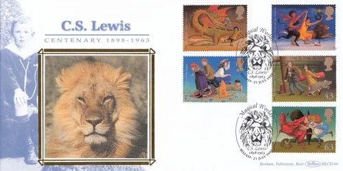 Magical Worlds GB Benham BLCS144 FDC CS Lewis Belfast 1998 (151570)