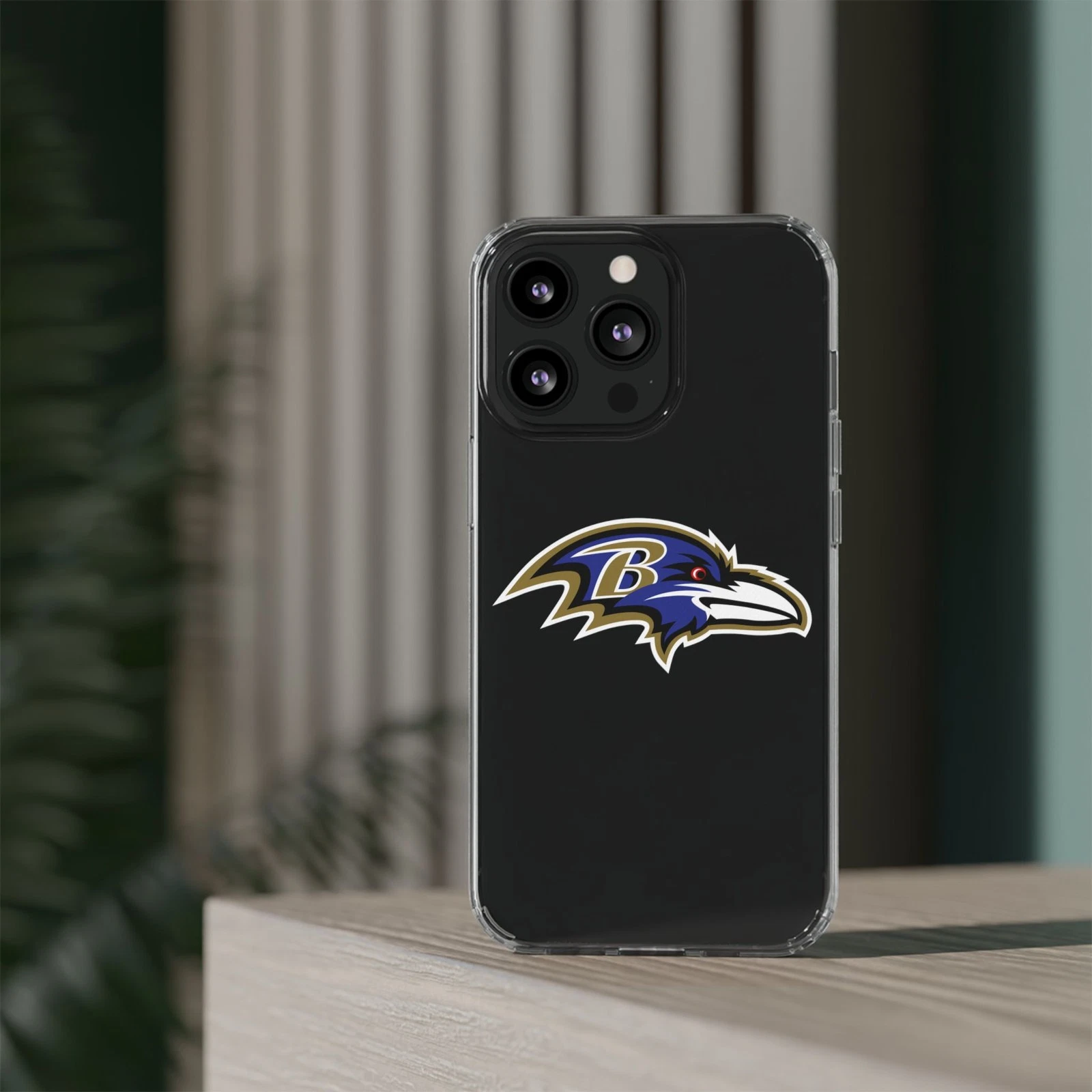 Baltimore Ravens Clear Phone Case for iPhone