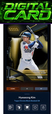 DIGITAL CARD Topps Bunt Baseball Hyeseong Kim Chrome Black 26 Gold Base Iconic