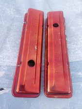 Vintage Erson Red Anodized Sbc Valve Covers Small Block Chevy Chevy Camaro Nova Vintage Erson Red Anodized Sbc Valve Covers Small Block Chevy Chevy Camaro Nova