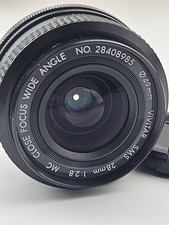 Vivitar 28mm f/2.8 MC Close Focus Wide Angle Lens for Pentax KA Mount P/K-A
