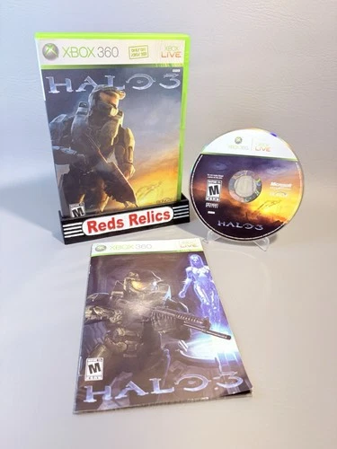 Halo 3 (Xbox 360, 2007) CIB + Ships Free + Warranty - Missing Poster