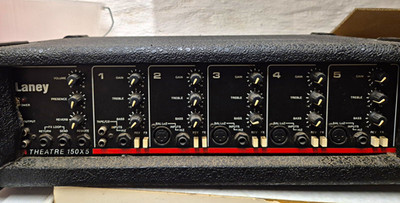 Laney Theatre 150x5 Powermixer 5-Kanal mit Reverb, FX Loop, XLR