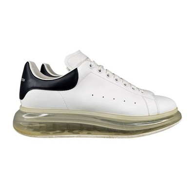 Alexander McQueen Herren Sneaker Weiß Leder Oversized Klare Sohle UK 11 EU 45