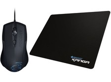 Roccat Set Gaming Bundle Lua Tri-Button Mouse...
