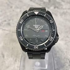 Seiko 5 SRPD79K1 Blackout Men's Automatic Sports Watch w/ Box 4R36-07G0 3