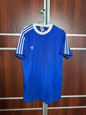 ADIDAS WEST GERMANY 1975/1976 FOOTBALL SOCCER SHIRT JERSEY BLUE VINTAGE