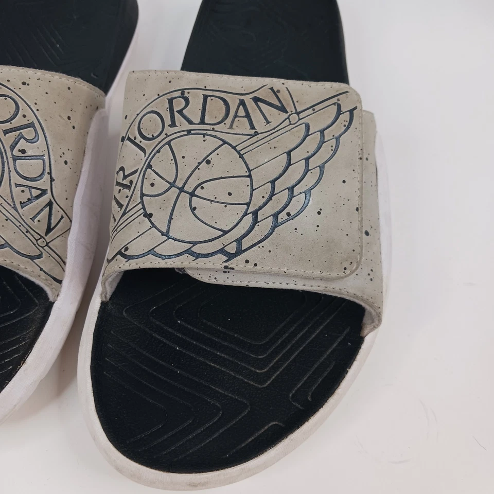 Sandalias chanclas Nike Air Jordan Hydro 7 Slides para hombre talla 12 gris AA2517-004 Foto 3 de 4