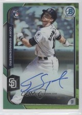 2015 Bowman Chrome Rookie Green Refractor 92/99 Cory Spangenberg Auto 2u3