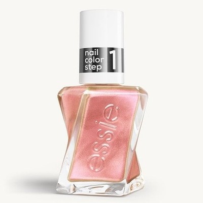ESSIE A diamond dust-infused blush pink nail polish 0.46 FL OZ ''Frost Yourself''