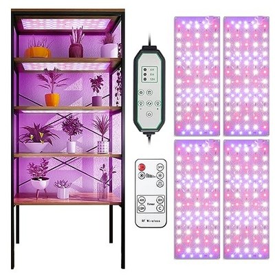 Grow Light, 40W Ultra-Thin LED Grow Lights for Indoor Plants Full 4 Panels