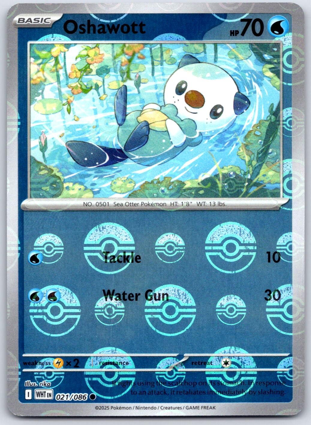 how much is a oshawott pokemon card worth the Defending Pokemon is now Asleep Oshawott 105/086 - Holofoil SV