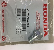Genuine Honda Disc Brake Caliper Bracket Mounting Bolt 90107-sm4-000