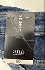 NWT A.n.a Women's Blue Denim 5-Pocket Design Skinny Jeans Size 34/18L — photo 8