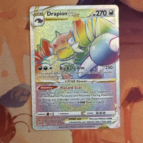 Drapion VSTAR (Secret) 200/196 Swsh11: Lost Origin Holo