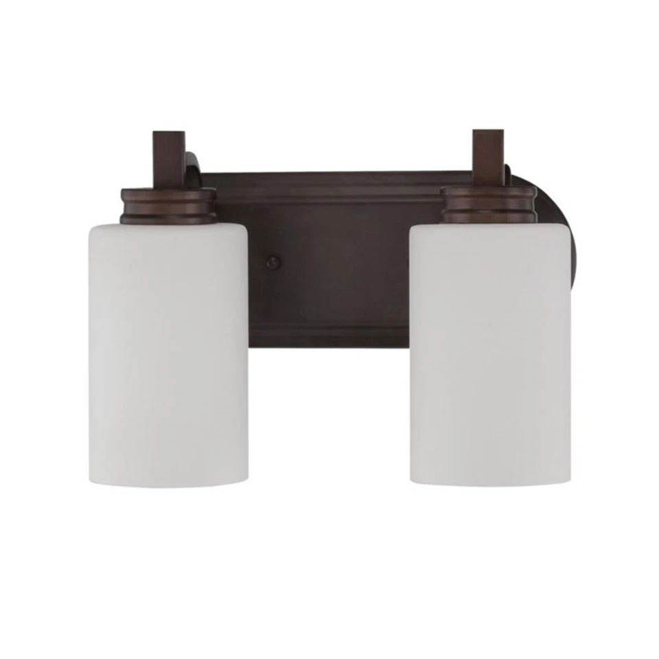 Sunset Lighting Dalton 2-Light Vanity 100W Provincial Bronze Finish F18012-64 - Image 2 of 3