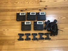 Lot of 5 Grandstream GXP1625 2-line VoIP Phones - EXCELLENT CONDITION